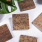 Hand-Illustrated Engraved Coaster Set