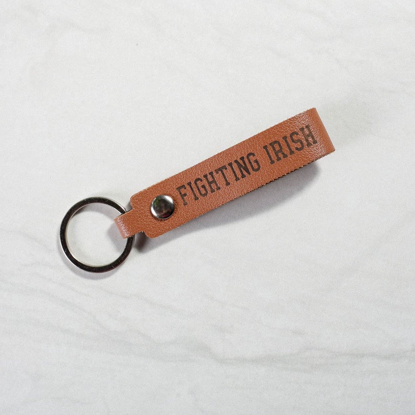Personalized Leather Keychain