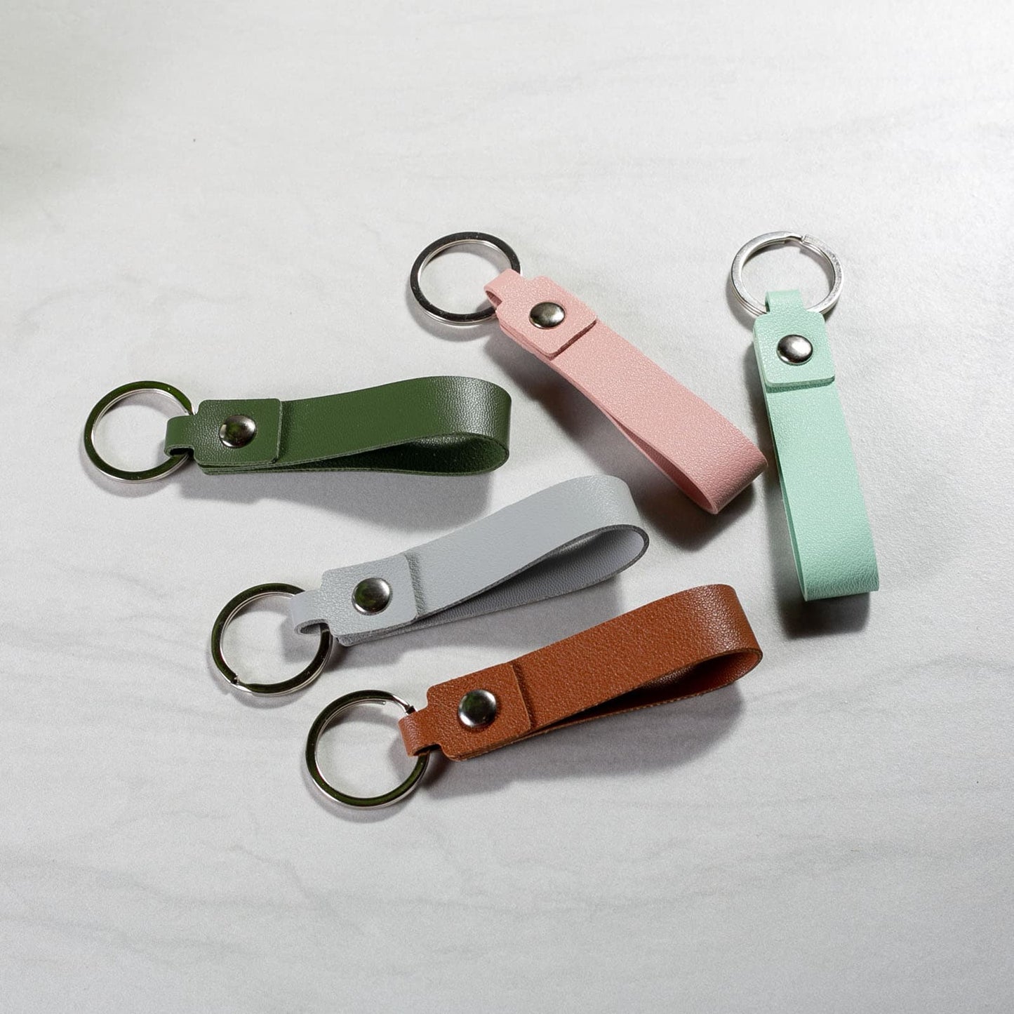 Personalized Leather Keychain