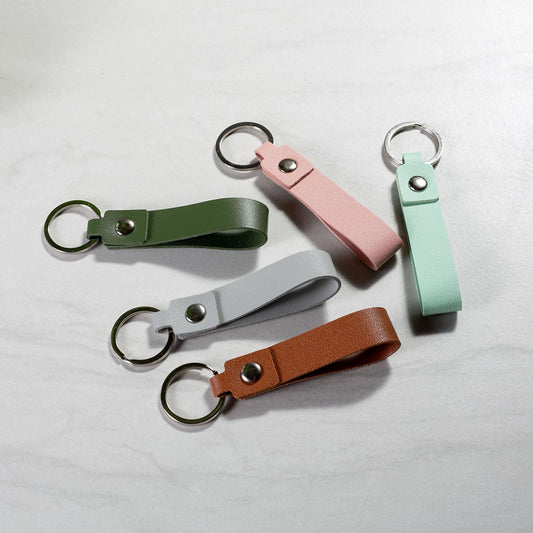 Personalized Leather Keychain